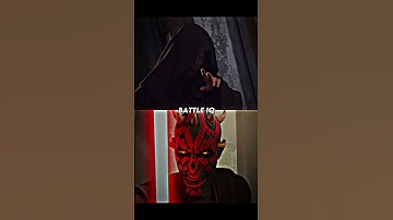 Knightfall Vader VS Darth Maul #shorts #edit #starwars #viral