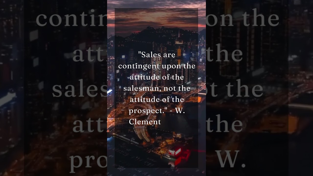 Power of Attitude: Shaping Success in Sales