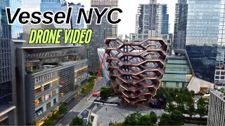Vessel at Hudson Yards in NYC | Drone Footage