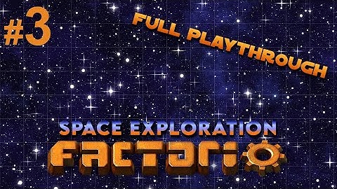 Part 3, where we automate first 2 s-packs and dodge cliffs [Factorio Space Exploration Playthrough]