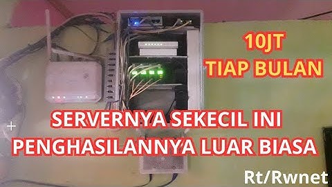 Pengusaha Sukses 10jt Tiap Bulan RT/RW Net