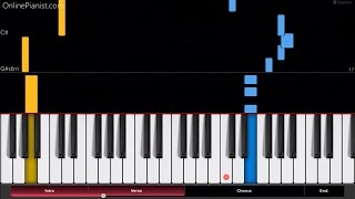 Video thumbnail of "Naruto Shippuden - Blue Bird (OP3) - EASY Piano Tutorial - How to play Blue Bird - NARUTO -ナルト- 疾風伝"