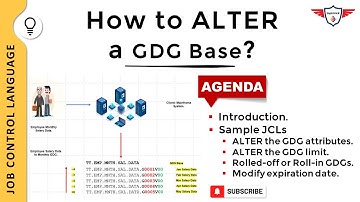 JCL Tutorial - ALTER GDG Limits | ALTER GDG Example | ALTER GDG ROLLIN | How to ALTER GDG Limits?