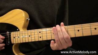 An Easy Guitar Solo in the Major Pentatonic Scale (Key of E) chords