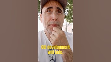 Developers! GUI development will fade! #unclestef #webdeveloper