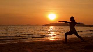 Yoga Sunset Ocean Free Video Clip Downloadi