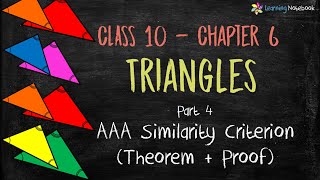 aaa similarity theorem proof class 10
