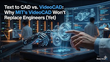 Text to CAD vs  VideoCAD: Why MIT’s VideoCAD Won’t Replace Engineers Yet