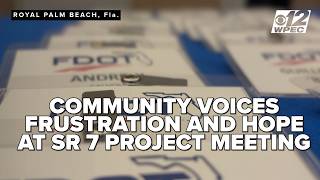 Public meeting highlights mixed reactions to long-delayed SR 7 project