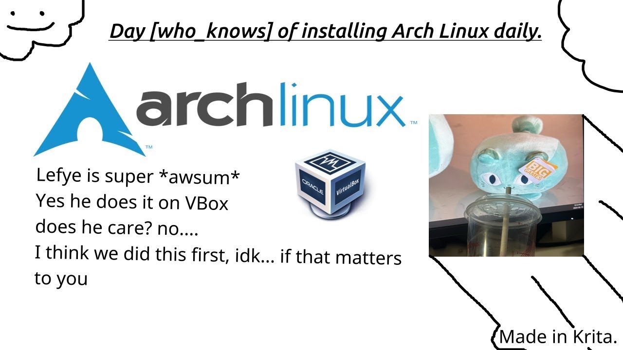 Day 555 of installing Arch Linux daily