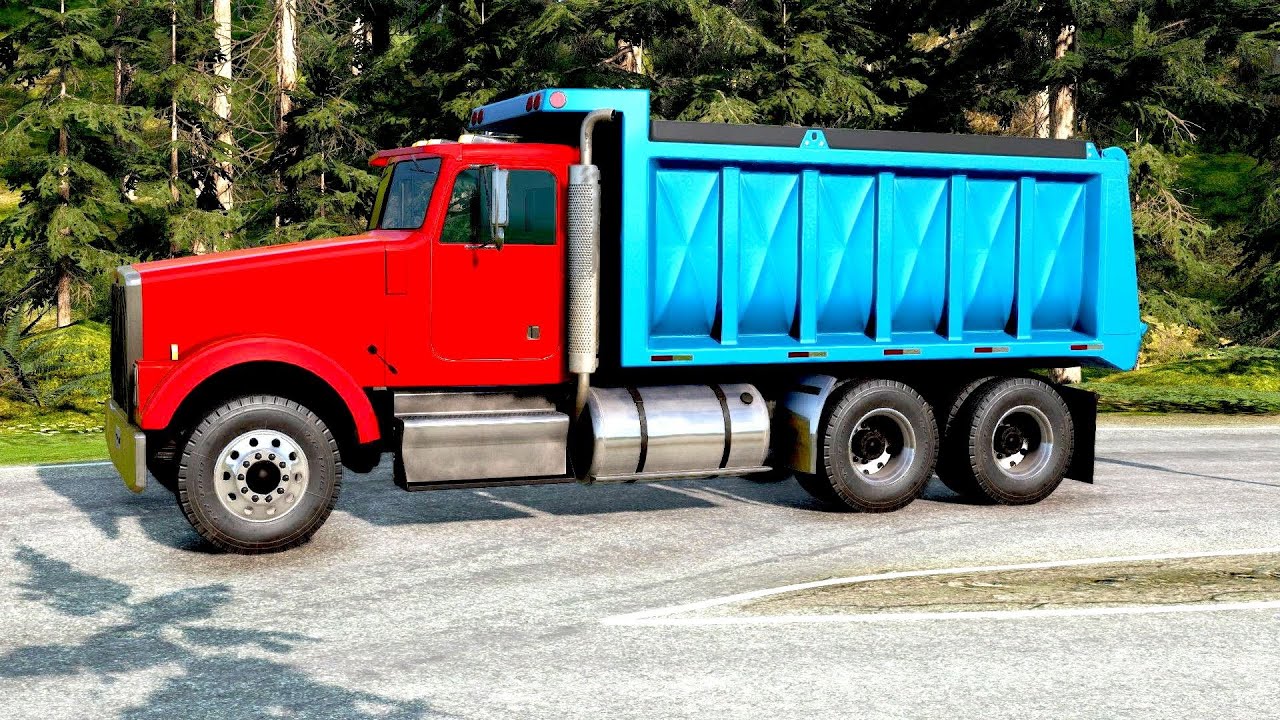 BeamNG Drive - T 500 Dump Truck on the East Coast USA