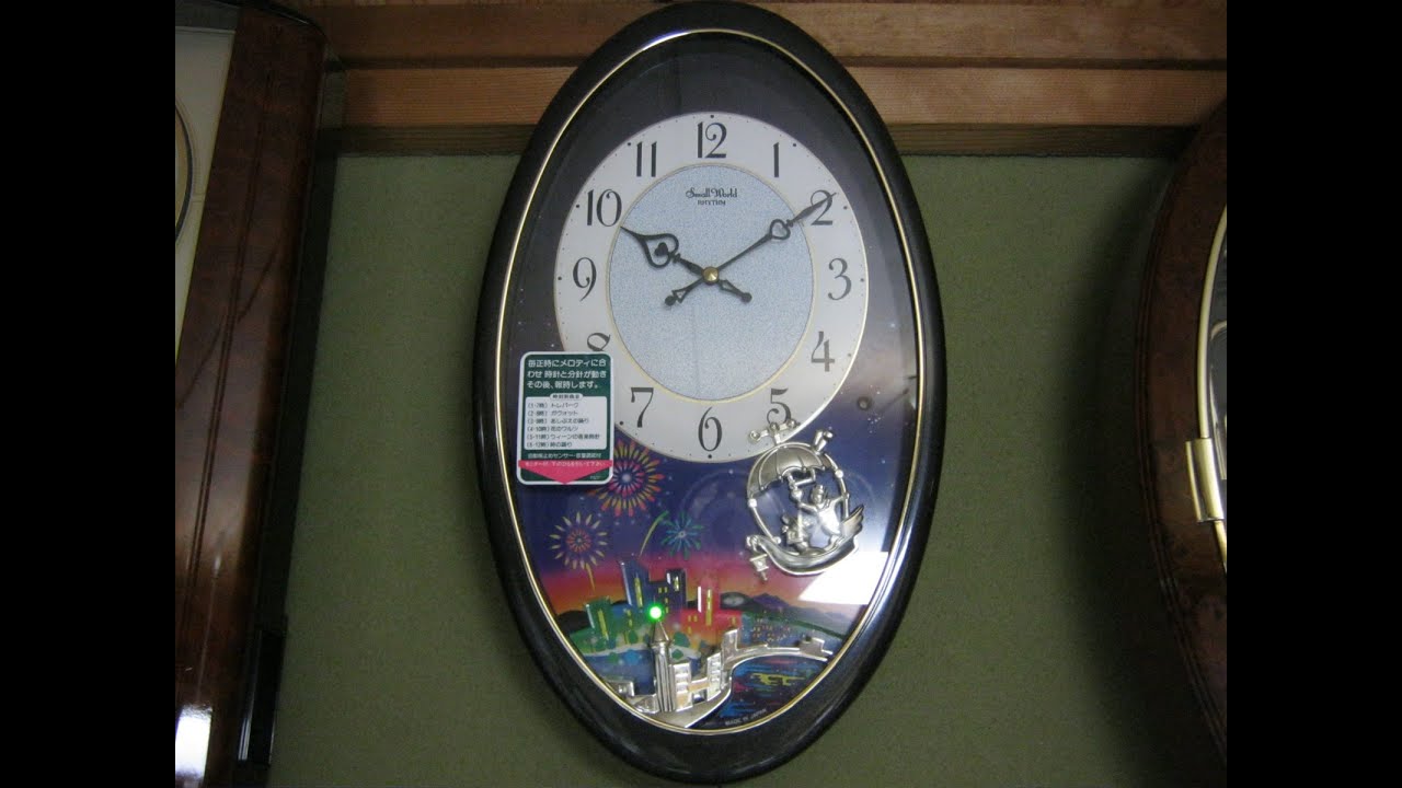 スモールワールド ナイトビュー からくり時計 メロディ 動作確認済み 貴重 スモールワールド ナイトビュー からくり時計 メロディ 動作確認済み