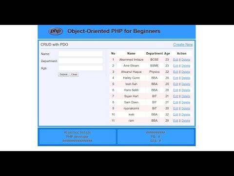 SIMPLE CRUD SYSTEM IN PHP WITH SOURCE CODE