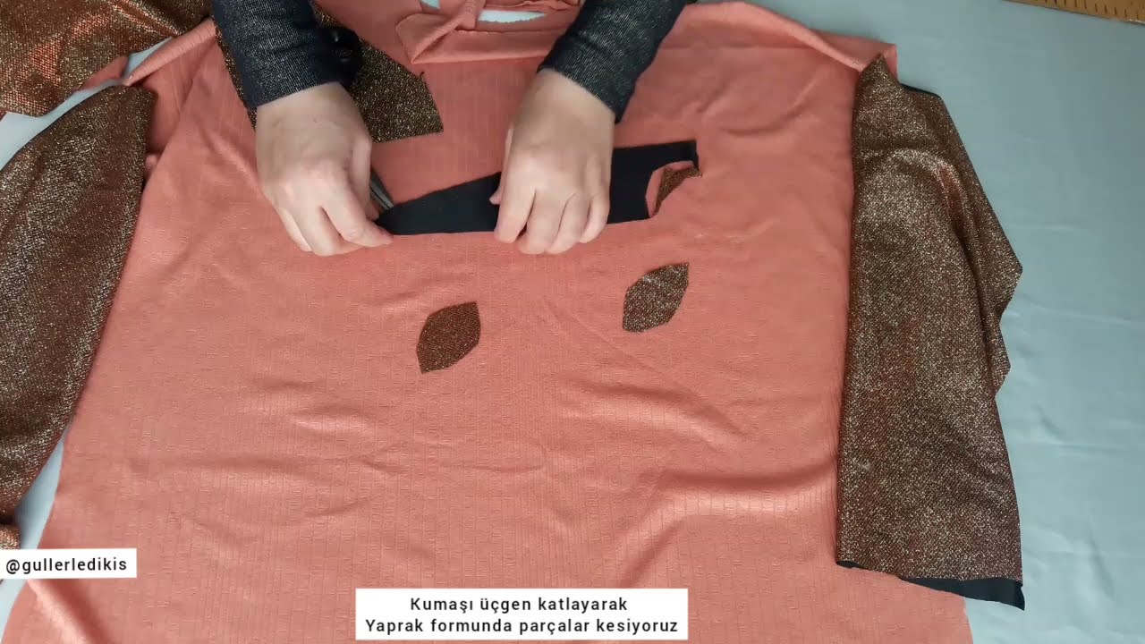 GİYSİ SÜSLEME TEKNİKLERİ APLİKE /  FLOWER PATCHWORK