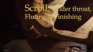 MAKING A VIOLIN | Scroll FINISHING | Step 14 | Amati Model