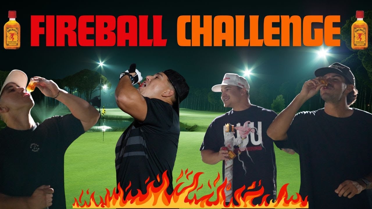 9 Holes, 36 Shots....Can B&B Finish Bob Does Sports Fire Ball Challenge