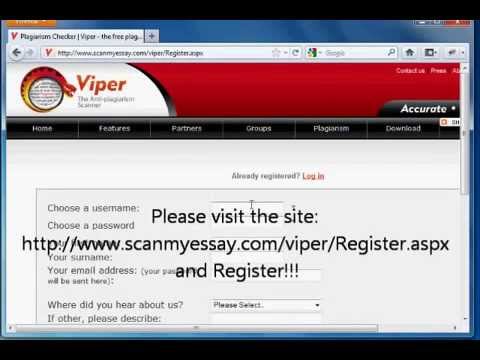 viper plagiarism checker