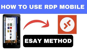 How to use RDP in Android | AWS RDP on Phone | RDP for Mobile | Remote Desktop connection on mobile