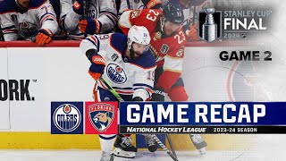 Gm 2: Oilers @ Panthers 6/10 | NHL Highlights | 2024 Stanley Cup Final