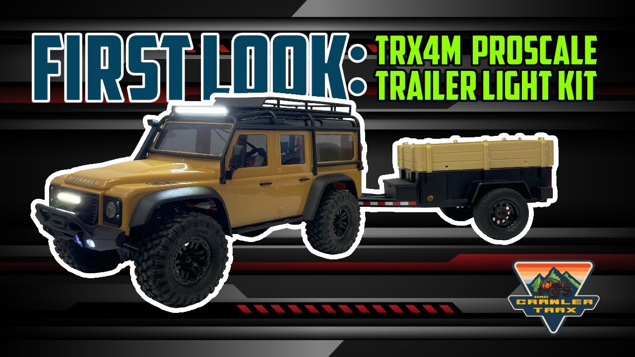 First Look TRX4m Pro Scale Trailer Light Kit YouTube