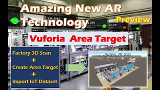 PTC Vuforia AR  - Vuforia Area Target I  공장내부 자동인식 증강현실 기술