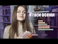 Книжные итоги осени || Лучшие и худшие книги сезона