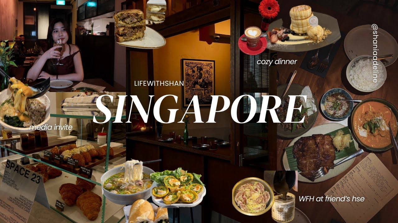 SG life 🇸🇬 | new food finds, WFH at a friend’s house, work & my 5–9 life