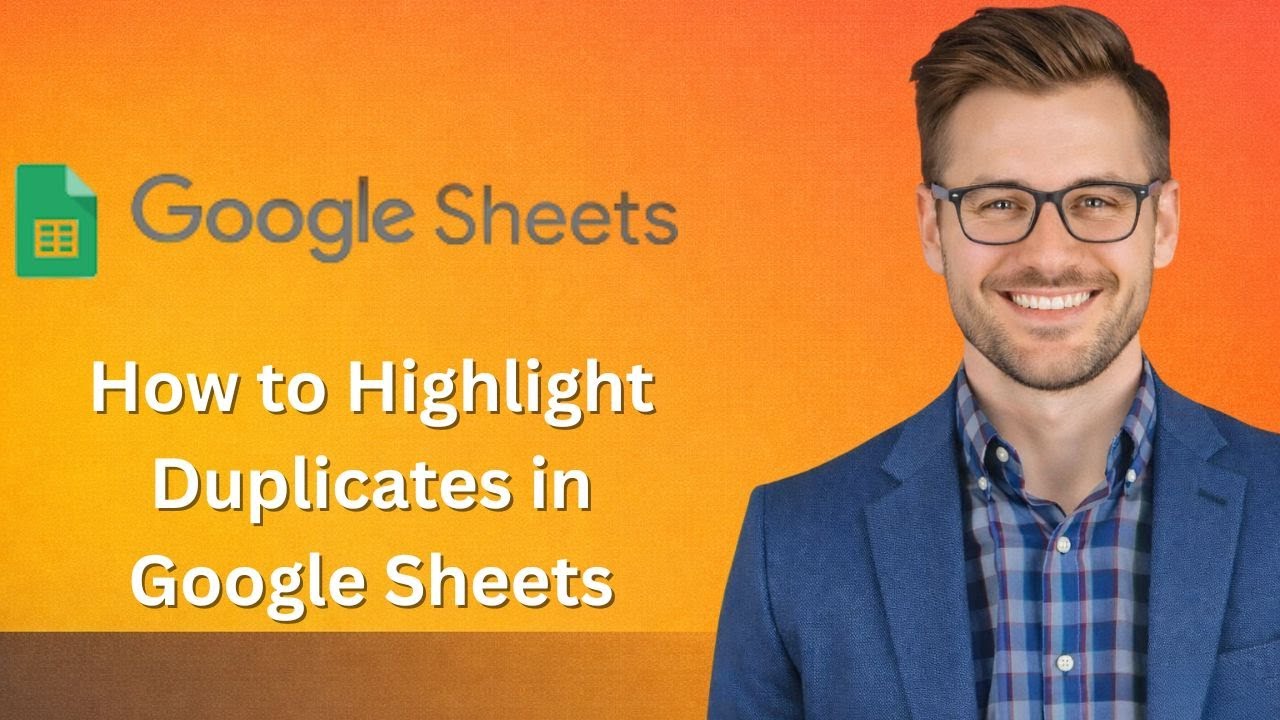 How to Highlight Duplicates in Google Sheets find duplicates - YouTube