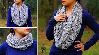 Boundless Cowl - Seamlessly Grafted Infinity Scarf - FREE Crochet Pattern | Yay For Yarn