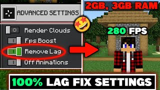 10 *SECRET* Tips To Reduce Lag in Minecraft Pe 🤩 || MCPE Lag Fix Settings || Nucklung Gaming screenshot 1