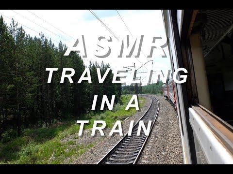 ASMR: Traveling in a Train (sound effects 5 hours)