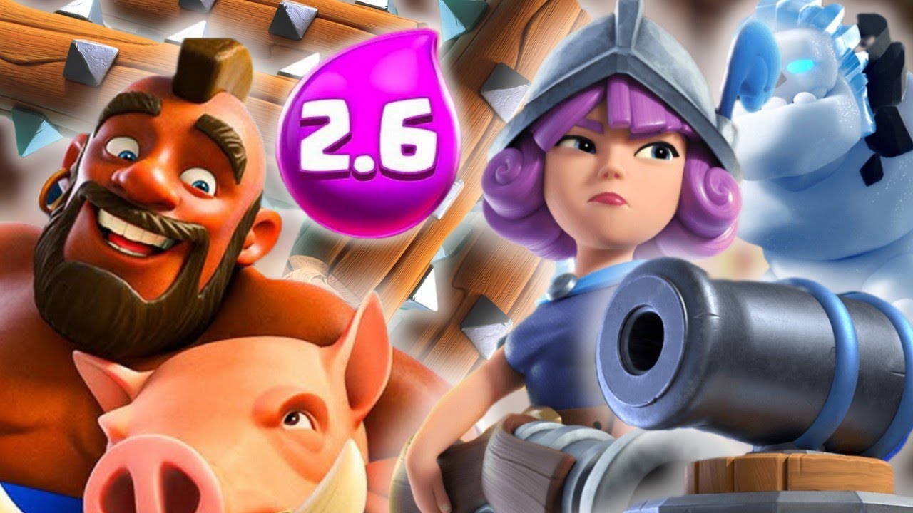 2.6 HOG PUSH PINEAPPLE | CLASH ROYALE INDONESIA - YouTube