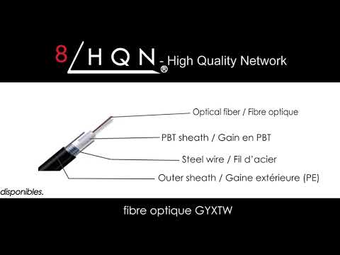 GYXTW CABLE FIBRE OPTIQUE 8HQN