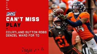 How Does Courtland Sutton Grab This TD?!