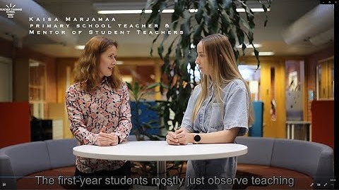 Mentoring Student Teachers at the Oulu University Teacher Training School, Finland