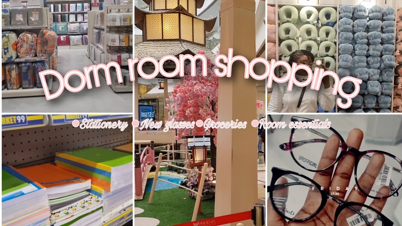 Dorm room shopping 2022Room essentials Stationery New Spectacles and