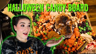 HOW TO MAKE A HALLOWEEN CANDY CHARCUTERIE BOARD | HALLOWEEN DESSERT BOARD by Holly Hickman 116 views 6 months ago 10 minutes, 29 seconds