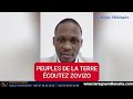 Message urgent à tous les peuples de la terre #info