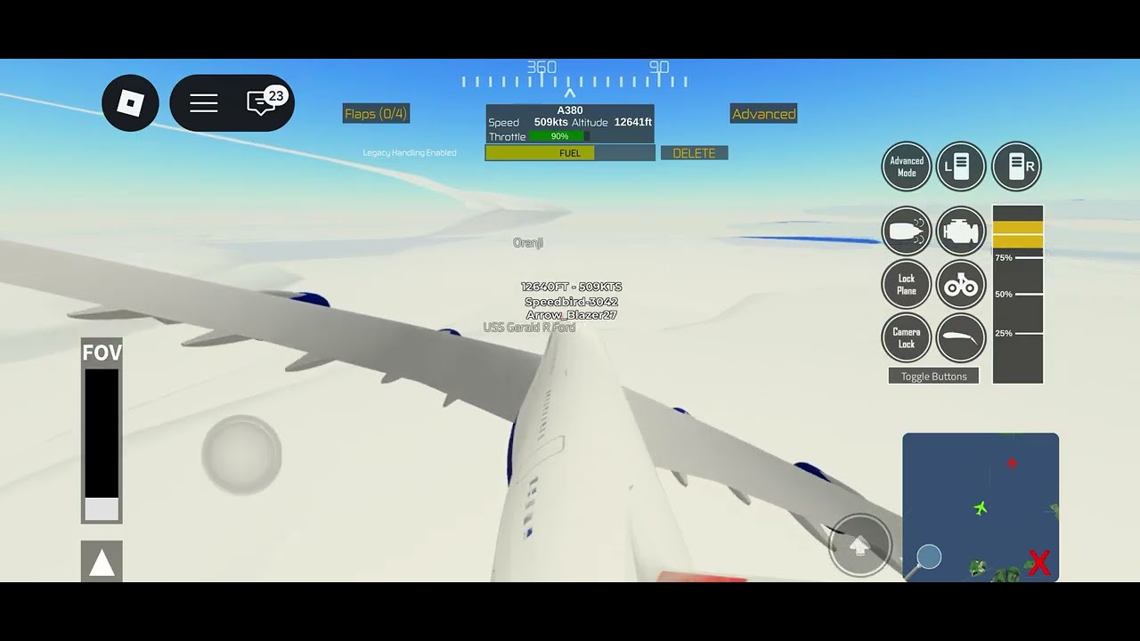 Flying British airways in PTFS (gone wrong)