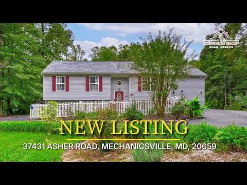 37431 Asher Rd, Mechanicsville, MD home video tour