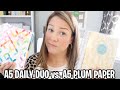 A5 DAILY DUO vs. PLUM PAPER A5 DAILY