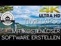 Ultra HD 4K Timelapse / Zeitraffer mit kostenloser Software erstellen (VirtualDub & x264vfw)