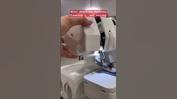 Mini Overlock Machine Cleaning #shorts #youtubeshorts #trendingshorts #ruby #sewing #machine
