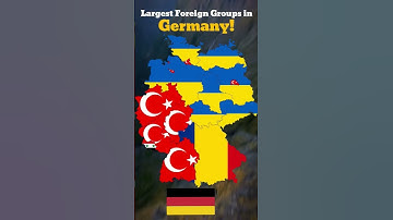 Largest Foreign Groups in Germany #mapper #europe #geography #mapp #mapchart #enfemapping
