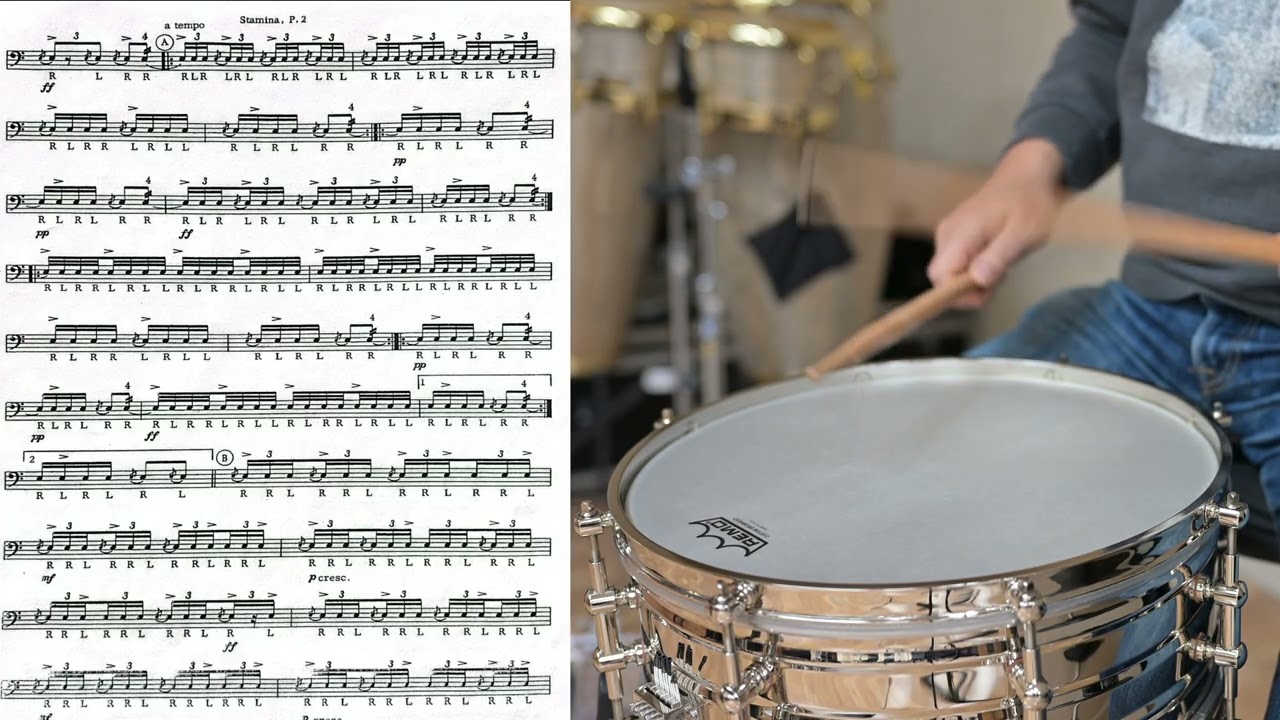 Stamina - Mitch Markovich Snare Drum Solo. (Nikon ZR)