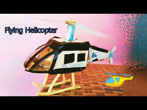 Download How to make A Flying Helicopter From cardboard at home/diy toys