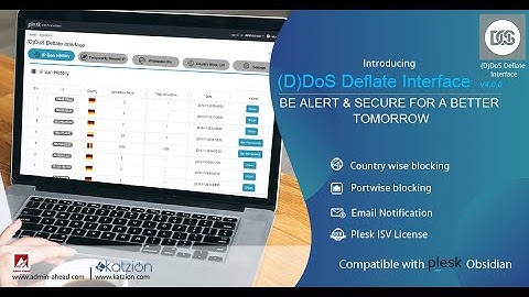 New Release of (D)DoS Deflate Interface (Plesk) Extension V4.0.8!