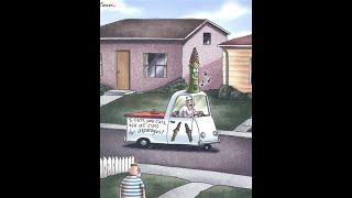 Alliteration Adventure 1567 —The Far Side by Gary Larson on Asparagus