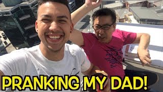 PRANKING MY DAD IN AUSTRALIA! #AsianParents #FatherSonGoals