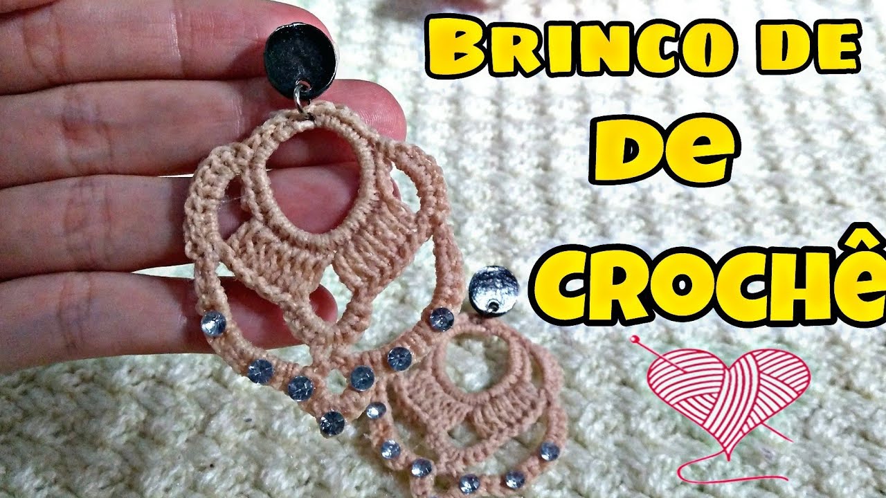 Brinco de croche
